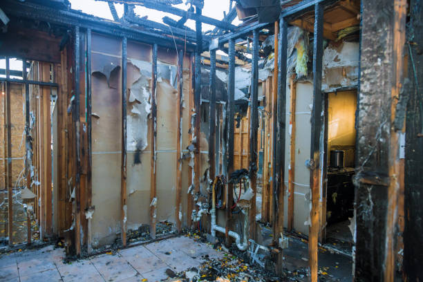 Professional Fire Damage Removal technician working in Bensalem, PA